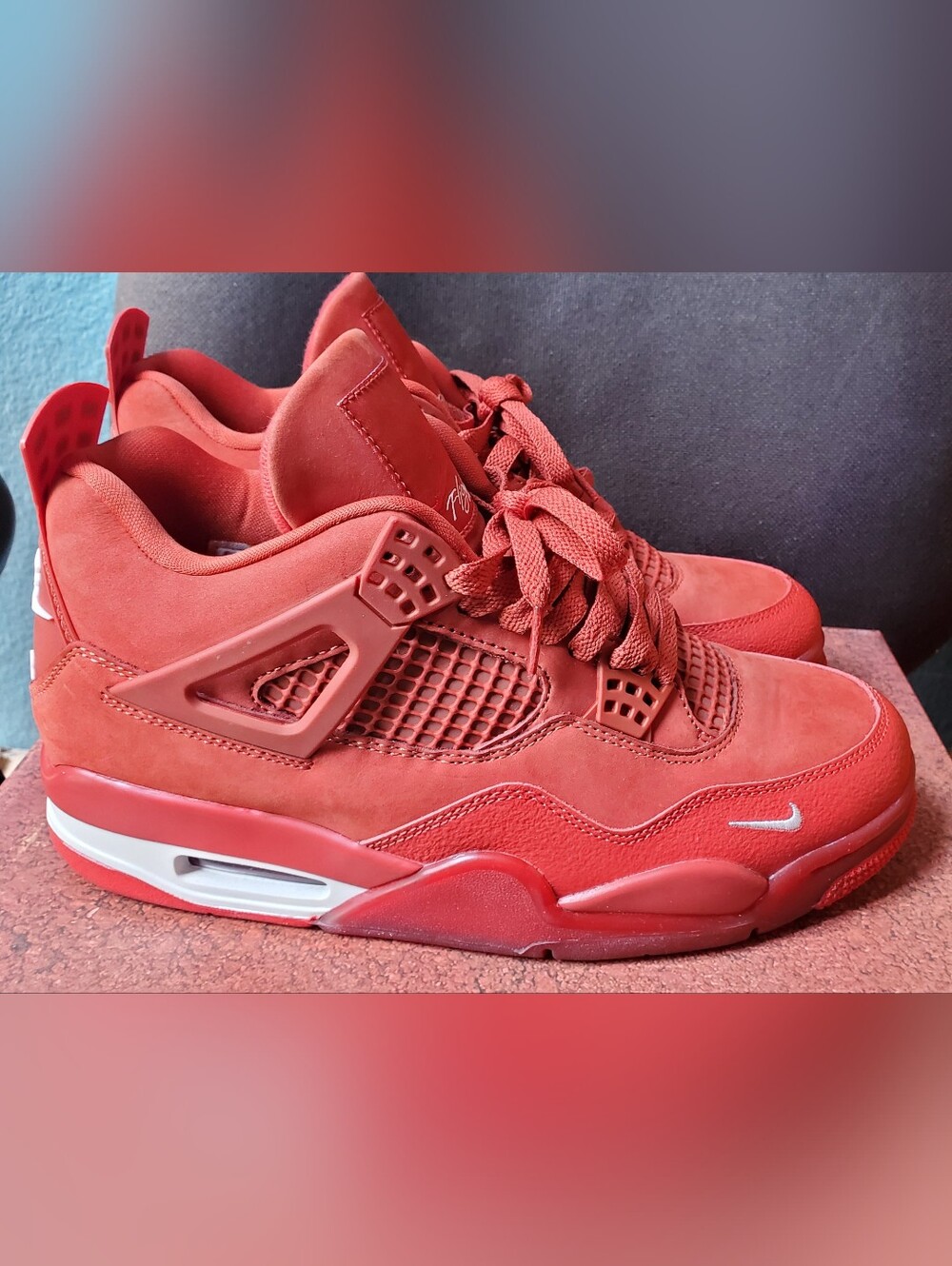 Nigel Sylvester x Air Jordan 4 Retro OG SP Brick By Brick. Size 11